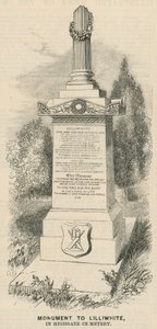 Monument to Lilliwhite by English School