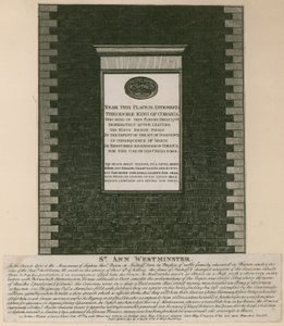 Monument to Theodore, King of Corsica by English School