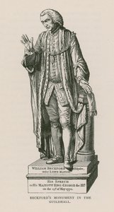 Monument to William Beckford by English School