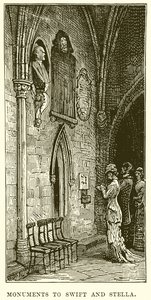 Monuments to Swift and Stella by English School