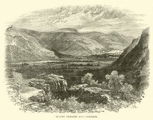 Mount Gerizim and Samaria by English School