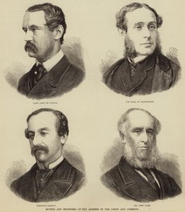 Movers and Seconders of the Address in the Lords and Commons by English School