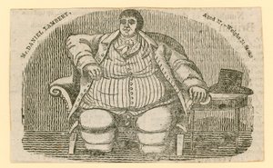 Mr Daniel Lambert, at 37 Years of Age Weighed 51 Stone by English School