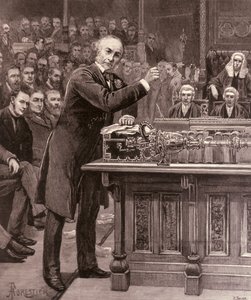 Mr. Gladstone Explaining to the House of Commons his Scheme for the Government of Ireland, from 