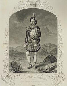 Mr Macready as Macbeth, Act I Scene 3, in the play by William Shakespeare by English School