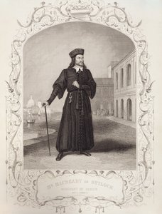Mr Macready as Shylock, Act I Scene 3, in The Merchant of Venice by William Shakespeare