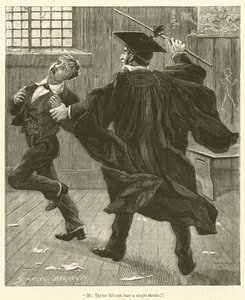 "Mr Taylor did not bate a single stroke" by English School