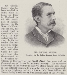 Mr. Thomas Stoker, Secretary to the Indian Famine Fund in India by English School