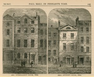 Mrs Fitzherberts House and Nell Gwynnes House, 1820 by English School