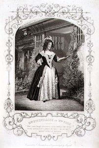 Mrs Fitzwilliam as Mrs Page, Act II Scene 1, in 