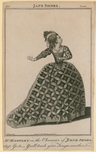 Mrs Hartley in the character of Jane Shore by English School