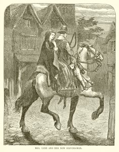 Mrs. Lane and her New Serving-Man by English School