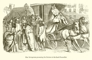 Mrs. Livingstone presenting the Petition to the Lord Chancellor by English School