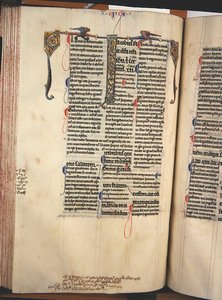 Page from a Glossed Copy of the New Testament by English School