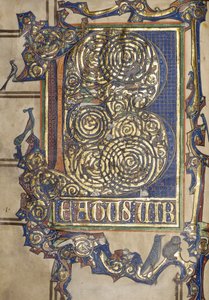 Ms. New Coll 358, frontispiece, Psalter, St. Alban’s by English School