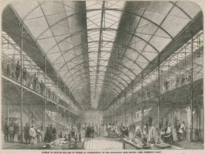 Museum of Science and Art in the course of construction, on the Kensington Gore Estate by English School