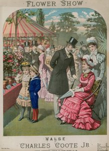 Musical Score for Flower Show, a Waltz by Charles Coote Jr by English School