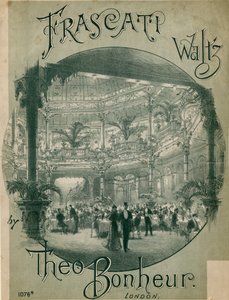 Musical Score for Frascati Waltz by Theo Bonheur by English School