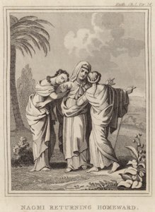 Naomi Returning Homeward by English School