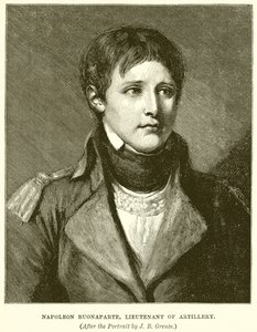 Napoleon Buonaparte, Lieutenant of Artillery by English School
