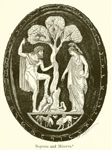 Neptune and Minerva by English School