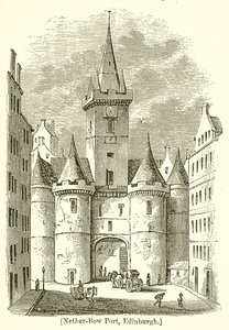 Nether-Bow Port, Edinburgh by English School