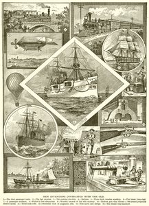 New Inventions Contrasted with the Old by English School