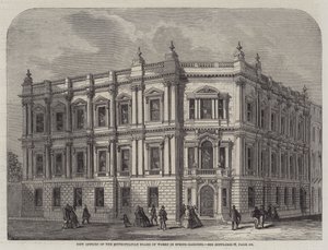 New Offices of the Metropolitan Board of Works in Spring-Gardens by English School