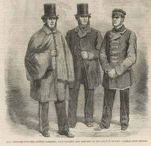 New Uniforms for Post Workers at the General Post Office by English School
