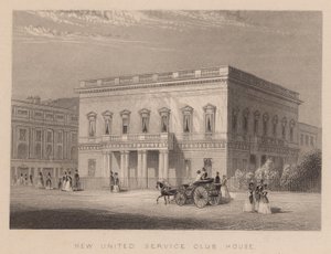 New United Service Club House, London by English School