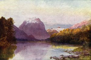 New Zealand: At the Head of Lake Te Anau by English School