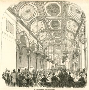 New music hall, Evans Hotel, Covent Garden, London by English School