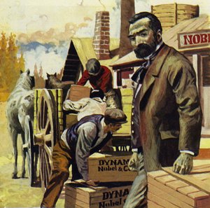 Nobel tried to make a more stable explosive and created Dynamite by English School