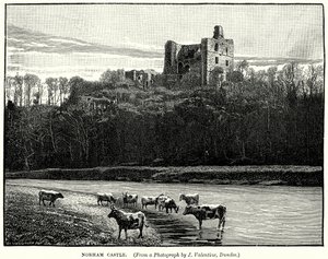 Norham Castle by English School