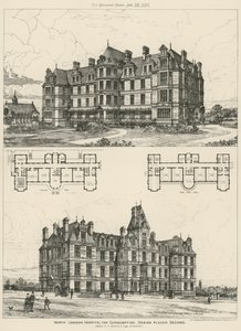 North London Hospital for Consumption, Design Placed Second by English School