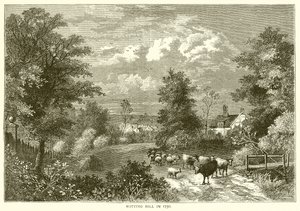 Notting Hill in 1750 by English School
