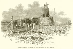 Observatory Station on the Summit of Ben Nevis by English School