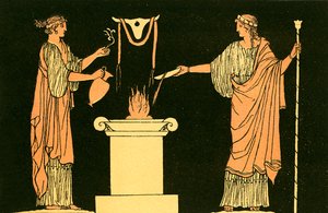 Offerings to the Dead by English School