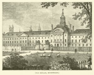 Old Bedlam, Moorfields (engraving)