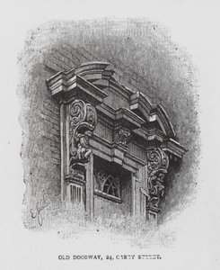 Old Doorway, 24, Carey Street by English School