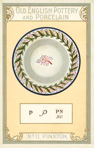 Old English Pottery and Porcelain: Pinxton by English School