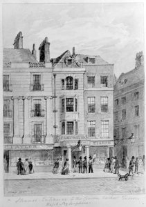 Old Entrance to the Crown and Anchor Tavern, 1851