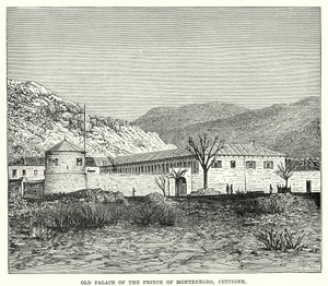 Old Palace of the Prince of Montenegro, Cetinje by English School