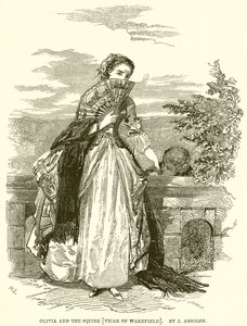 Olivia and the Squire [Vicar of Wakefield] by English School