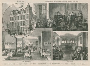 Opening a New Wing of the Hospital for Diseases of the Chest, City Road, London by English School