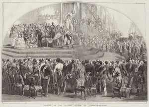 Opening of the Crystal Palace, at Sydenham by English School