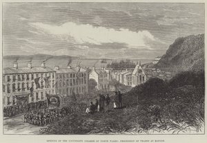 Opening of the University College of North Wales, Procession of Trades at Bangor by English School