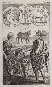 Osiris, Apis, Serapis (engraving) by English School