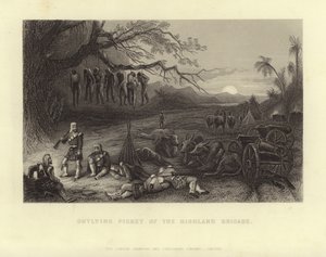 Outlying Picket of the Highland Brigade by English School