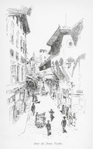 Over the Ponte Vecchio by English School